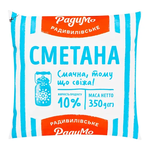 Сметана 10% РадиМо м/у 350г