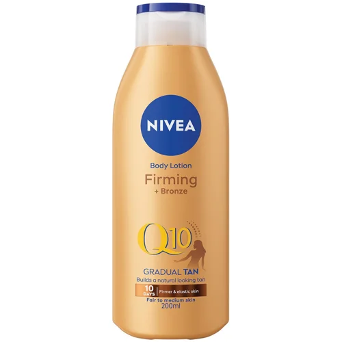 Лосьйон для тіла Nivea Q10 для пружності шкіри з ефектом засмаги 200мл