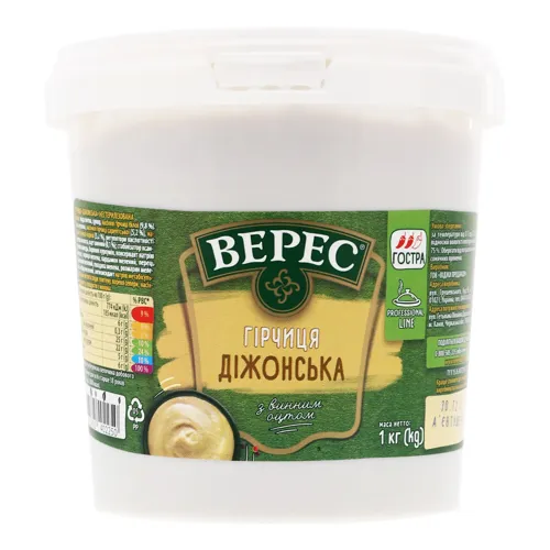 Гірчиця Діжонська Верес відро 1кг