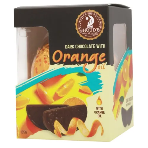 Шоколад Shoud'e чорний з маслом апельсина 155г