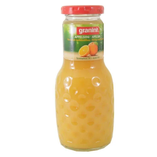 Сік Granini апельсиновий 100% скло 0,25л