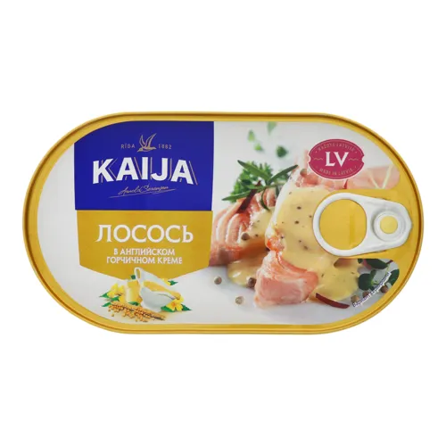 Лосось в англійському гірчичному кремі Kaija з/б 170г