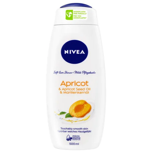 Гель-догляд для душу Nivea Крем і Абрикос 500мл
