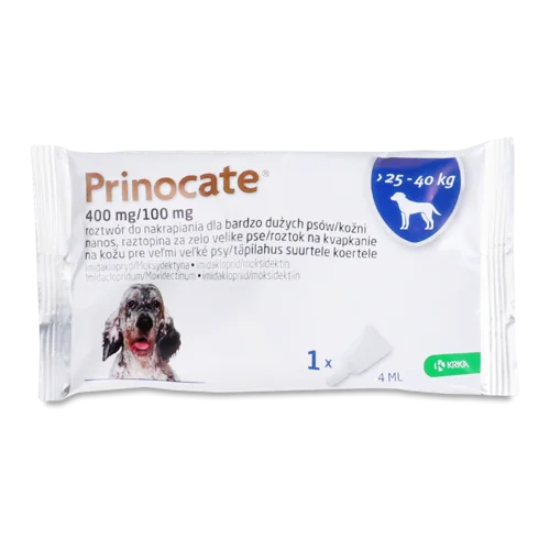 Протипаразитарні Краплі для Собак >25-40кг Prinocate Krka 4мл, в/ґ