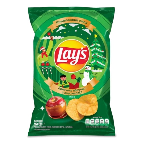 Чипси Картопляні Запечене Яблучко з Карамеллю Lay's, м/у 95г