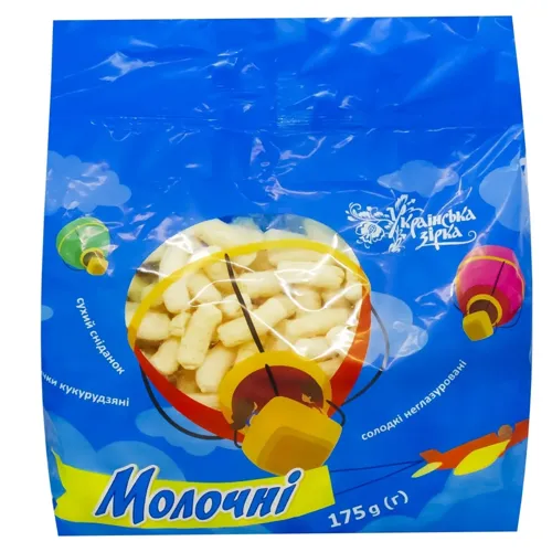 Палички кукурудзяні Українська Зірка молочні 175г