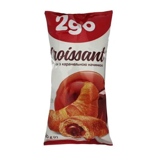 Круасан з карамельною начинкою 2go м/у 60г