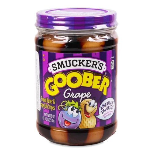Паста Smucker's арахісова з виноградними смужками