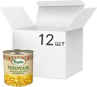 Кукурудза Барва цукрова консервована, 420г