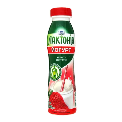 Йогурт 1.5% з лактулозою Полуниця Лактонія 290г
