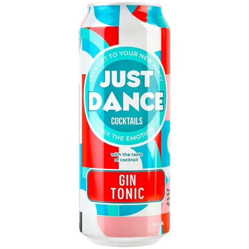 Напій слабоалкогольний Just Dance Cocktails Gin Tonic 7% 0,5л