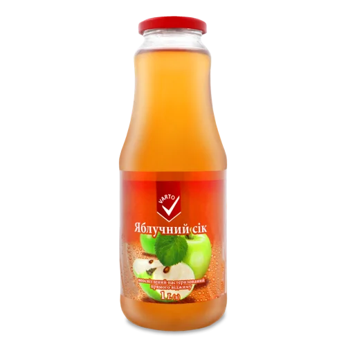 Сік Яблучний Н/О В/Ґ, П/Пл, 1л