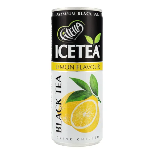 Чай холодний чорний Fitella Лимон з залізній банці 250мл