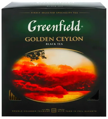 Чай чорний Greenfield Golden Ceylon 2г 100шт