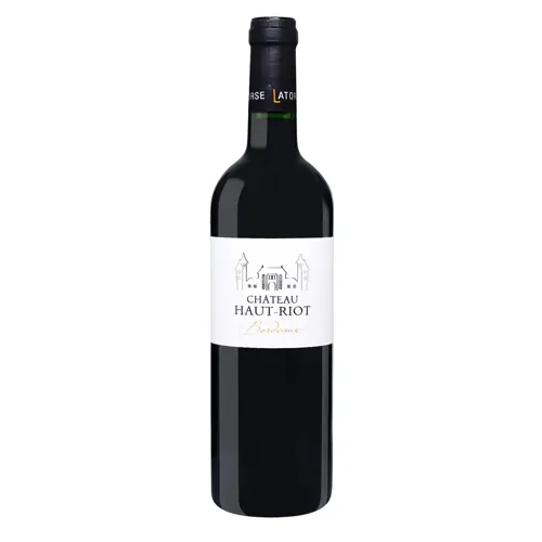 Вино Chateau Haut Riot Bordeaux червоне сухе 13% 0,75л