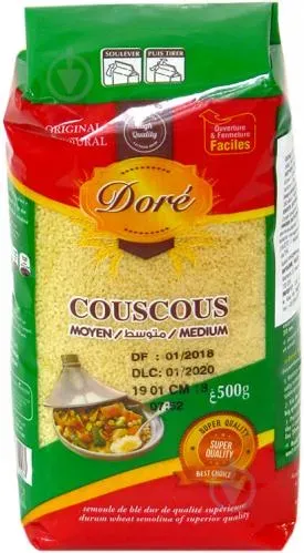 Крупа Dore кус-кус із твердих сортів пшениці 500г