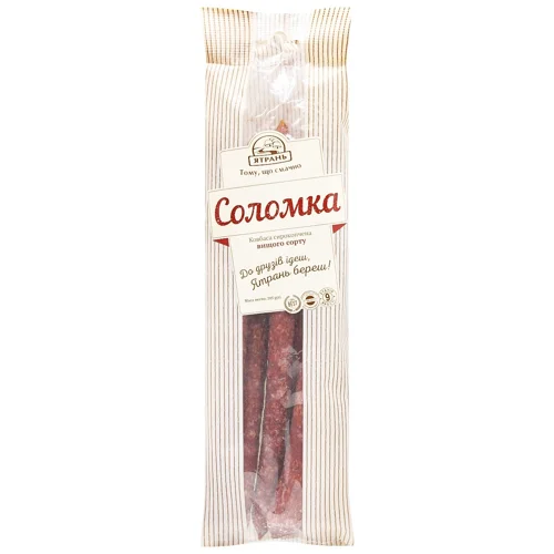 Ковбаса Ятрань Соломка сирокопчена 205г