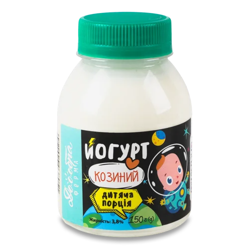 Йогурт Козиний 3.8% Вищого Ґатунку Дитяча Порція п/пл 150г