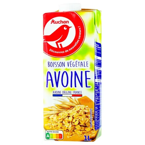 Напій рослинний Ашан Овес 1л