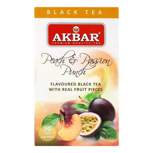 Чай чорний цейлонський Peach&Passion Punch Akbar к/у 20х2г