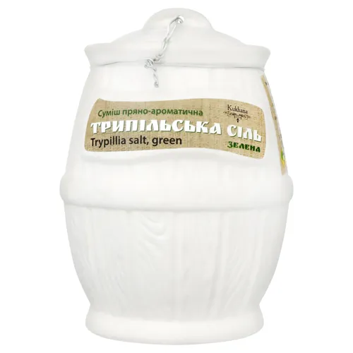 Суміш пряно-ароматична зелена Трипільська сіль Kukhana 300г