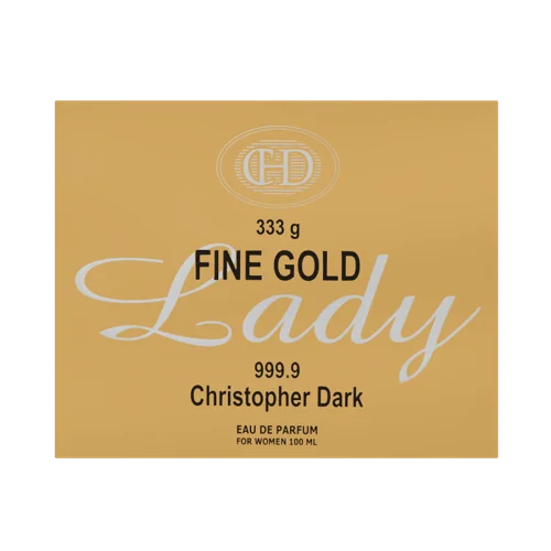 Парфумована Вода Жіноча Fine Gold Lady Christopher Dark, 100мл