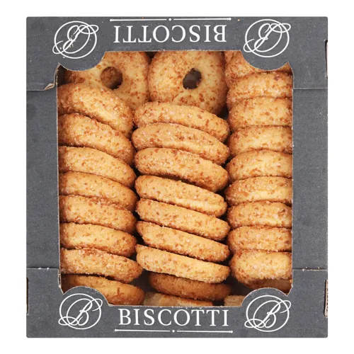 Печиво здобне пісочно-відсадне Кокоша Biscotti к/у 0.4кг