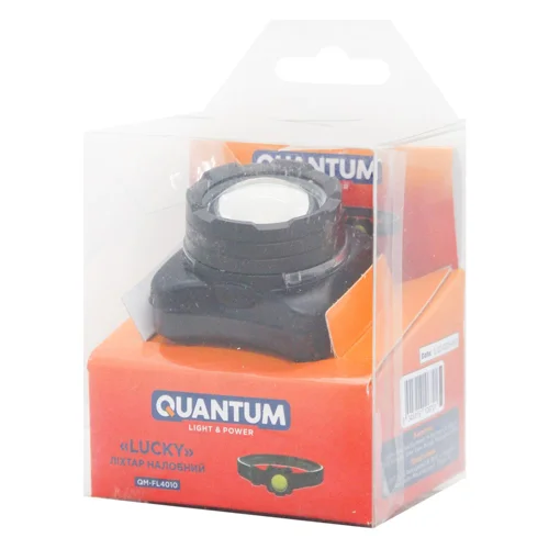 Ліхтар Quantum налобний QM-FL4010 Lucky LED COB + Micro USB