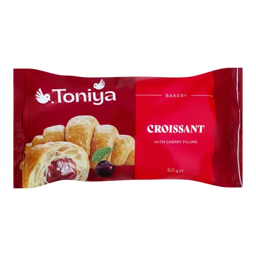 Круасан з вишневою начинкою Toniya м/у 60г