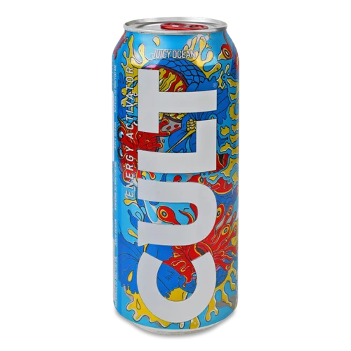 Енергетичний Напій Juicy Ocean, З/Б 0.5 Л