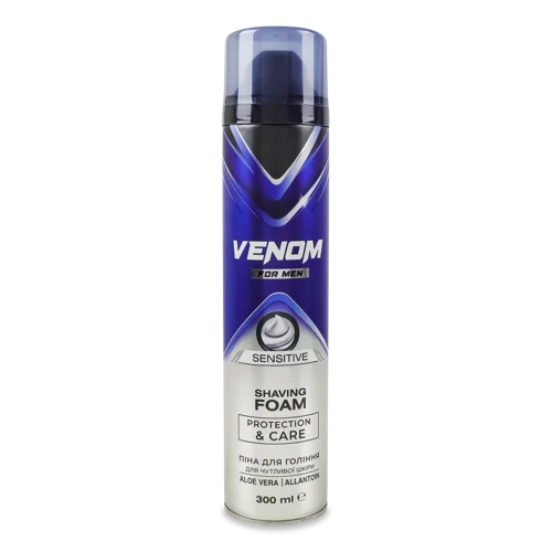 Піна для Гоління Sensitive Venom для Чутливої Шкіри, для Чоловіків, 300мл