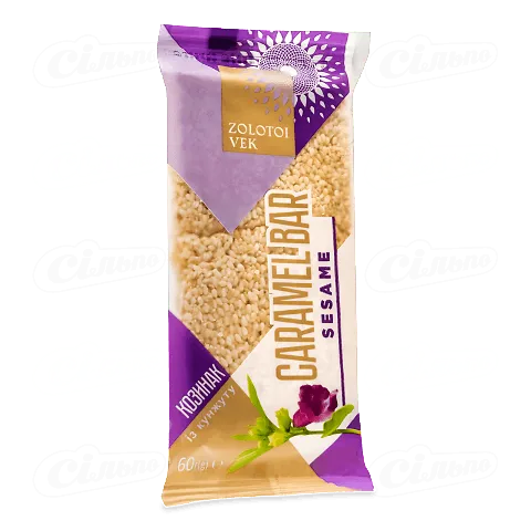 Козинак Zolotoi Vek із кунжуту, 60г
