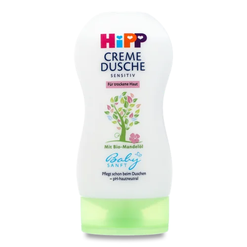 Гель для Душу Babysanft Hipp, Кремовий, 200мл