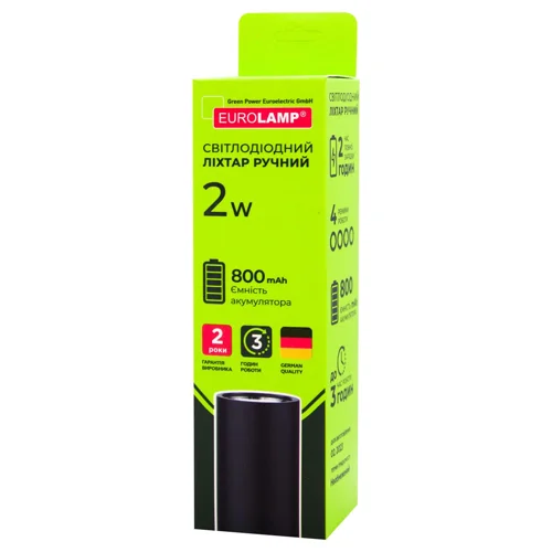 Ліхтар світлодіодний Eurolamp ручний 2W
