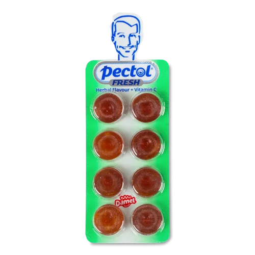 Цукерки Трав'яного Смаку з Вітаміном C, Пектол, п/у 19.2г