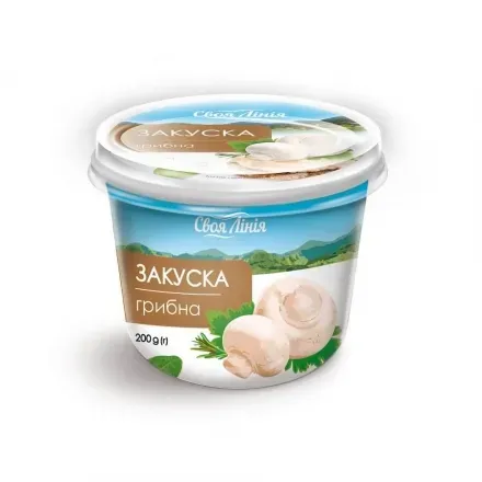 Закуска 200г Своя Лінія Грибна п/стакан