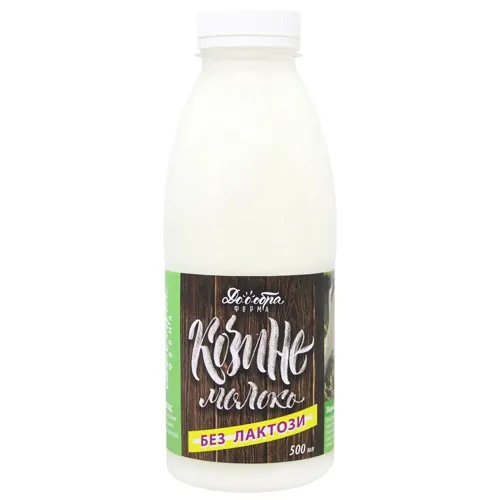 Молоко Доообра Ферма козине безлактозне 3,5-4,5% 500г