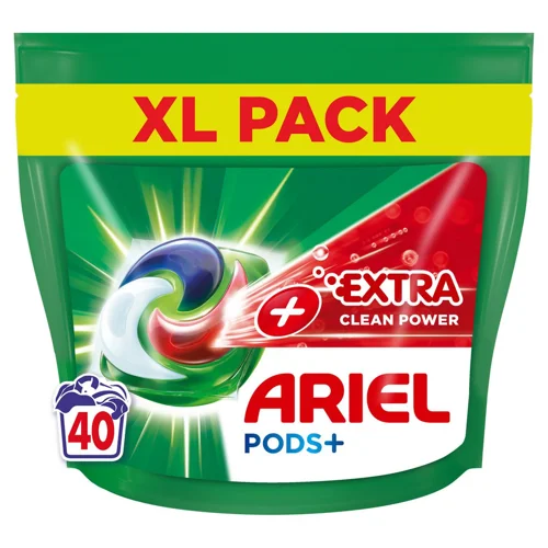 Капсули для прання Ariel Pods+ Extra Clean 40шт