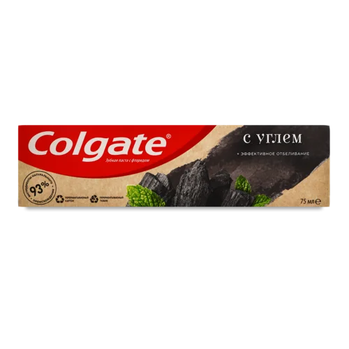 Зубна Паста з Вугіллям Ефективне Відбілювання Colgate, 75мл