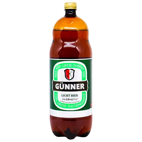 Пиво Gunner світле 4,1% 2л
