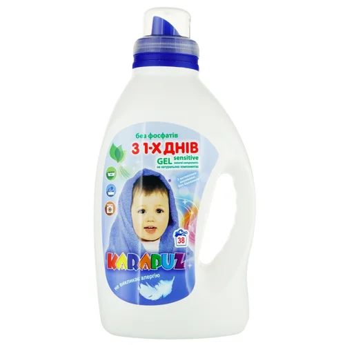 Гель для прання для дитячого одягу Karapuz Sensitive 1,5л