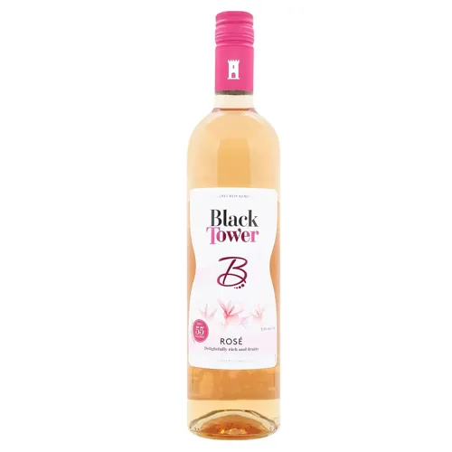 Вино B By Black Tower рожеве напівсолодке 5,5% 0,75л