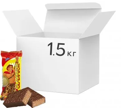 Конфети вафельні Konti Gladiator з начинкою з ароматом трюфеля і рома 1.5 кг