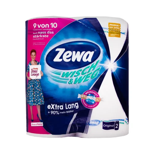 Рушники паперові 2-х шарові Original Wisch&Weg Zewa, 2 шт