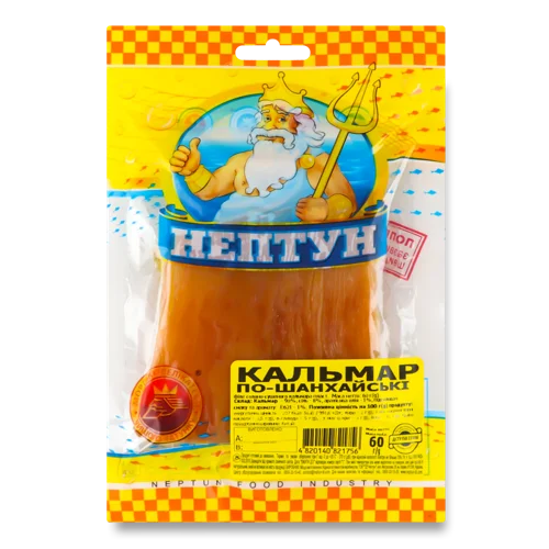 Кальмар Варено-Копчений По-Шанхайськи Нептун, 60г