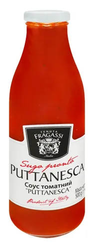 Соус томатний Puttanesca Tenuta Fragassi 500г