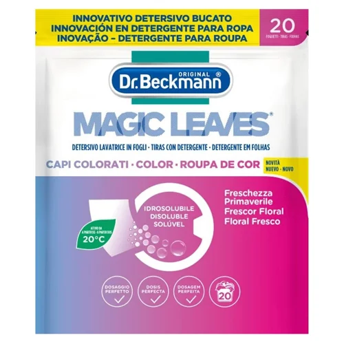 Серветки для прання Dr.Beckmann Magic Leaves Color 20шт