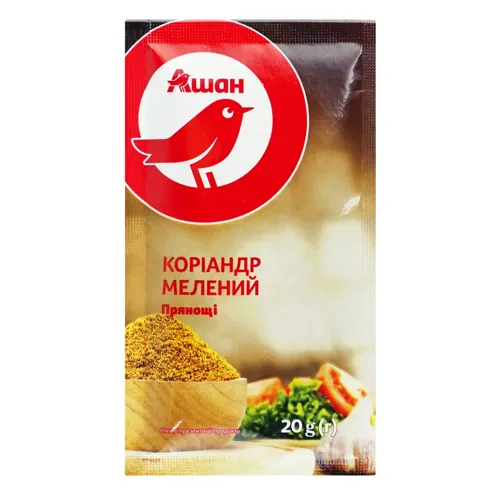 Кориандр Ашан мелений 20г