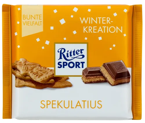 Молочний шоколад з начинкою імбирного печива та какао-крем, 100гх11шт.