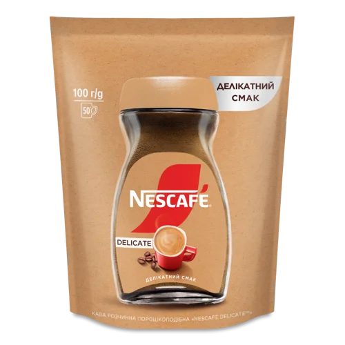 Розчинна Кава Порошкоподібна Delicate Nescafe, В/ґ, 100г